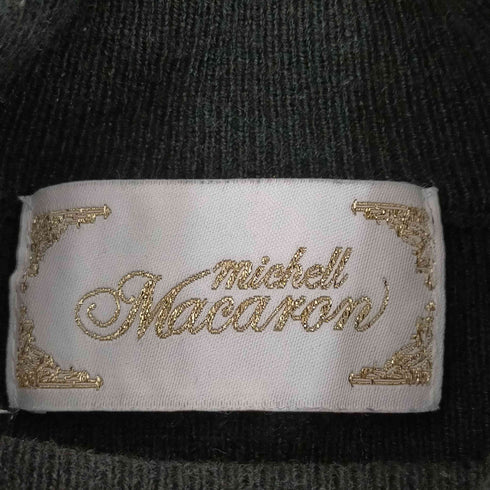 ミシェルマカロン michell Macaron チェックニットフレアワンピース レディース