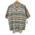 BIG DOGS 90S USA製 コットン 総柄 半袖シャツ メンズ import:XL