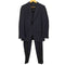 GINZA Global Style STRONG FOLD ウールシルク ストライプ 2Bテーラードジャケット&センタープレススラックス2本 セットアップ メンズ