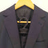GINZA Global Style STRONG FOLD ウールシルク ストライプ 2Bテーラードジャケット&センタープレススラックス2本 セットアップ メンズ