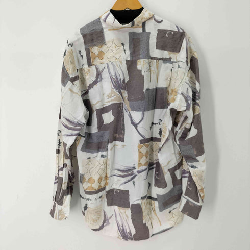 VINCI レーヨン混 総柄シャツ メンズ import:L