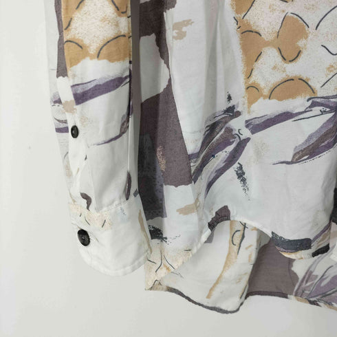 VINCI レーヨン混 総柄シャツ メンズ import:L