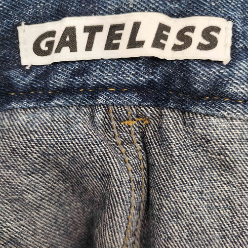 GATELESS ドッキングデニムスカートパンツ レディース S
