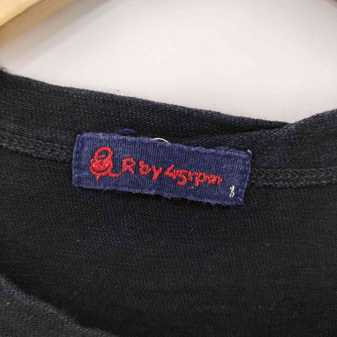 アールバイフォーティーファイブアールピーエム R by 45rpm コットン フロントプリントTシャツ レディース JPN:1