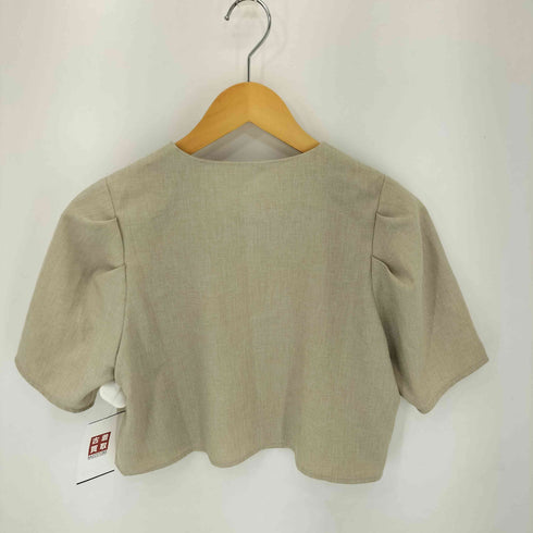 ichi yon nana 147 ノーカラー半袖シャツ レディース JPN:S