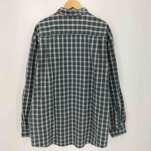 エルエルビーン L.L.Bean チェック柄 コットン ボタンダウン 長袖シャツ メンズ import:L