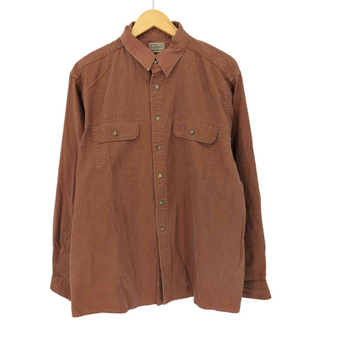 エルエルビーン L.L.Bean フラップポケット コットン 長袖シャツ メンズ import:L