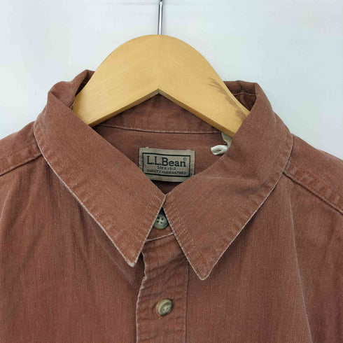 エルエルビーン L.L.Bean フラップポケット コットン 長袖シャツ メンズ import:L
