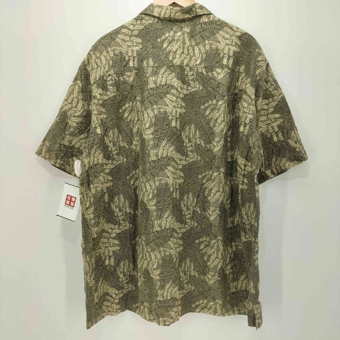 エルエルビーン L.L.Bean ボタニカル柄 オープンカラー アロハシャツ メンズ import:XL