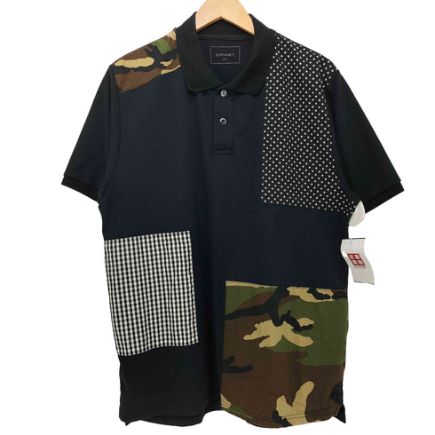 ソフネット SOPHNET. FABRIC MIX POLO メンズ JPN:XL