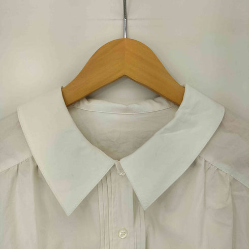 ichi yon nana 147 ピンタックギャザースリーブシャツ レディース JPN:XS