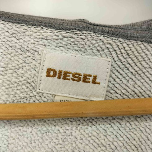 ディーゼル DIESEL y2k ライダース スウェットパーカー ワッペン刺繍 メンズ import:L