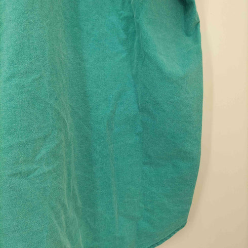 ダックヘッド Duck Head 80-90S USA製 ロゴ刺繍 ボタンダウン ワーク S/S シャツ メンズ import:XL