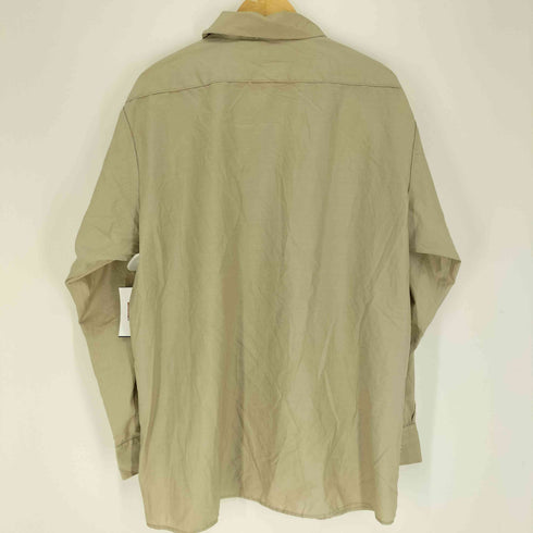ユニバーサルオーバーオール UNIVERSAL OVERALL USA製 DURABLE PRESS フラップポケット L/S レギュラーカラー シャツ メンズ import:XL