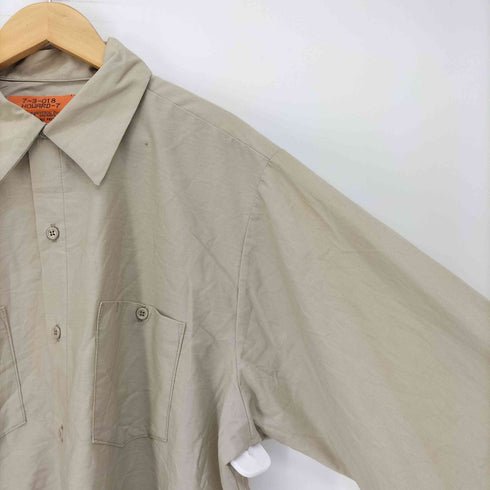 ユニバーサルオーバーオール UNIVERSAL OVERALL USA製 DURABLE PRESS フラップポケット L/S レギュラーカラー シャツ メンズ import:XL