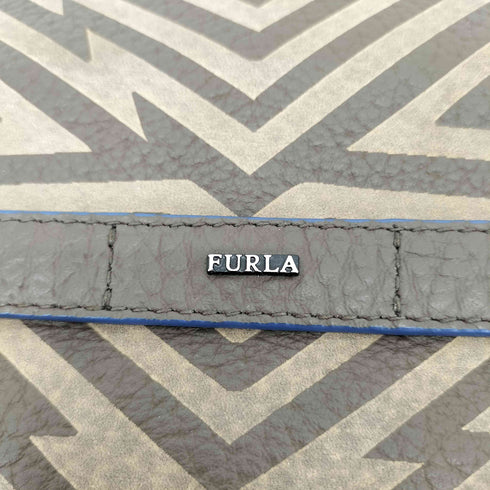 フルラ FURLA レザー 総柄 クラッチバッグ レディース