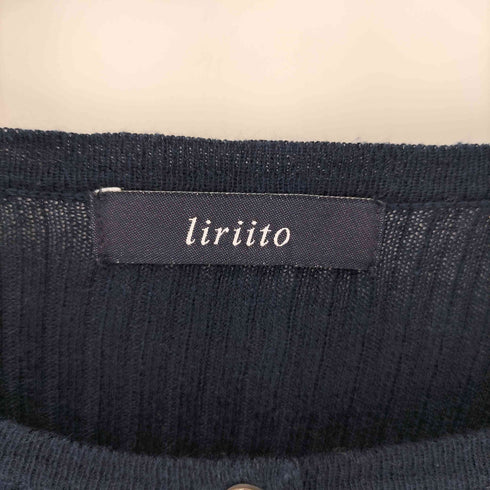 liriito シルクカシミヤカーディガン レディース JPN:M