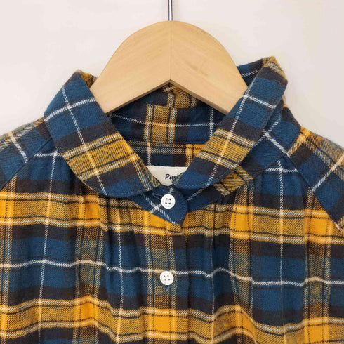 パークス PARKES フランネルシャツワンピース レディース M