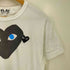 プレイコムデギャルソン PLAY COMME des GARCONS AD2017 ハート プリント ワンポイント 刺繍 S/S クルーネック Tシャツ メンズ JPN:L