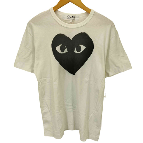 プレイコムデギャルソン PLAY COMME des GARCONS AD2022 ビッグ ハート プリント S/S クルーネック Tシャツ メンズ JPN:L