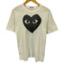 プレイコムデギャルソン PLAY COMME des GARCONS AD2022 ビッグ ハート プリント S/S クルーネック Tシャツ メンズ JPN:L