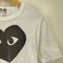 プレイコムデギャルソン PLAY COMME des GARCONS AD2022 ビッグ ハート プリント S/S クルーネック Tシャツ メンズ JPN:L