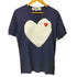プレイコムデギャルソン PLAY COMME des GARCONS AD2018 ビッグ ハート プリント ワンポイント 刺繍 S/S クルーネック Tシャツ メンズ JPN:L