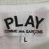 プレイコムデギャルソン PLAY COMME des GARCONS 両面 ハート プリント ワンポイント 刺繍 クルーネック Tシャツ メンズ JPN:L