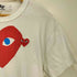 プレイコムデギャルソン PLAY COMME des GARCONS AD2022 ハート プリント ワンポイント 刺繍 S/S クルーネック Tシャツ メンズ JPN:L