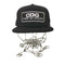 シーディージーコムデギャルソン CDG COMME des GARCONS LOGO PATCH CAP スナップバック 6パネル ベースボール キャップ メンズ