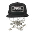 シーディージーコムデギャルソン CDG COMME des GARCONS LOGO PATCH CAP スナップバック 6パネル ベースボール キャップ メンズ