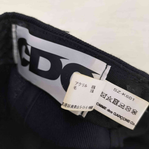 シーディージーコムデギャルソン CDG COMME des GARCONS LOGO PATCH CAP スナップバック 6パネル ベースボール キャップ メンズ
