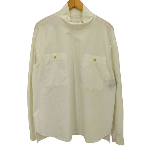 サカイ Sacai 22SS Moc Shirt モックネック ドッキング プルオーバー メンズ JPN:2