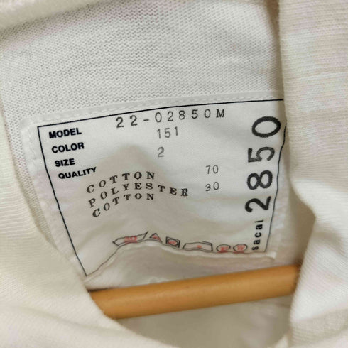 サカイ Sacai 22SS Moc Shirt モックネック ドッキング プルオーバー メンズ JPN:2