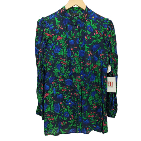 タラジャーモン TARA JARMON 花柄バンドカラーL/S シャツ メンズ 40