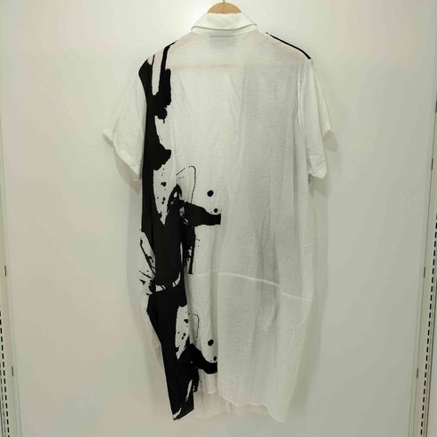 ステラマリアコレツィオーネ stella marina collezione アシンメトリー ロングシャツ シャツワンピース レディース