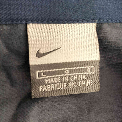 ナイキ NIKE 00S ワンポイントスウッシュ刺繍 ナイロンセットアップ メンズ JPN:L
