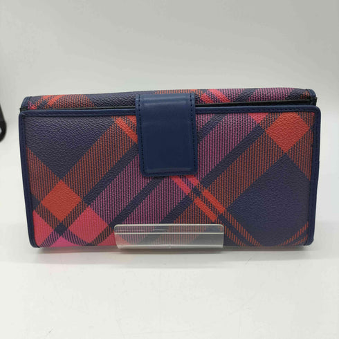 ヴィヴィアンウエストウッド Vivienne Westwood オーブ チェック フラップ ウォレット 長財布 レディース