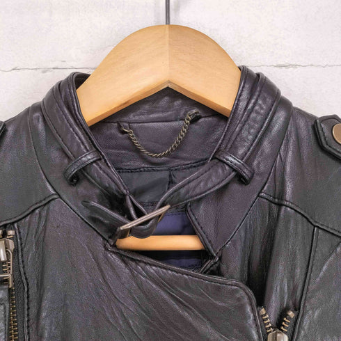 ギャップ Gap ツインジップ ラムレザーダブルライダースジャケット レディース xxs