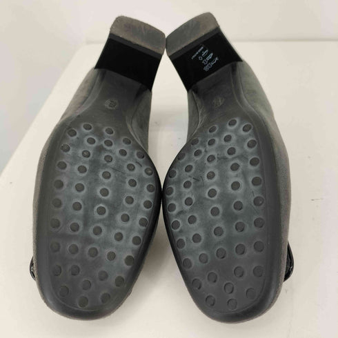 トッズ TOD’S スエードレザー タッセル パンプス レディース 36 1/2A