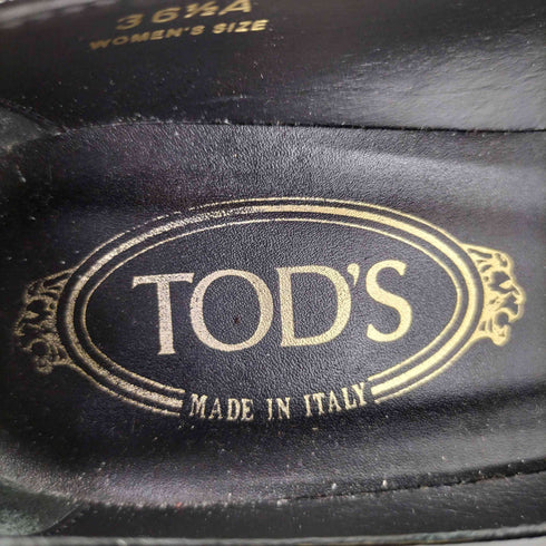 トッズ TOD’S スエードレザー タッセル パンプス レディース 36 1/2A