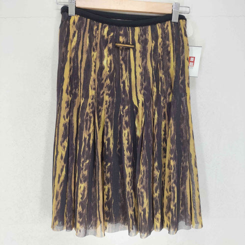 ジャンポールゴルチエフェム Jean Paul GAULTIER FEMME 90~00S ラップデザイン総柄シアースカート レディース 40