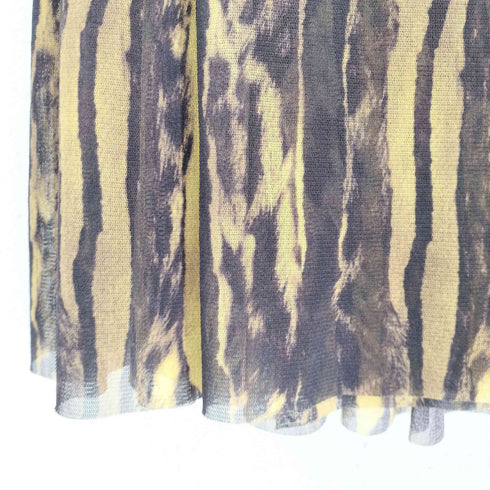 ジャンポールゴルチエフェム Jean Paul GAULTIER FEMME 90~00S ラップデザイン総柄シアースカート レディース 40