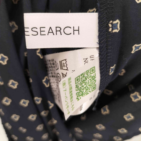 アーバンリサーチ URBAN RESEARCH 小紋柄ギャザーイージーパンツ レディース FREE