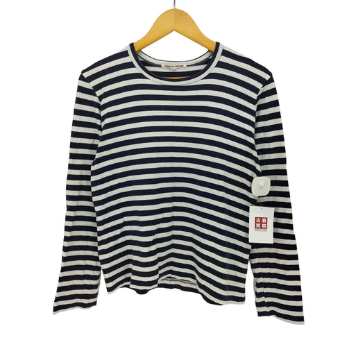 コムデギャルソン COMME des GARCONS ボーダー L/S クルーネック Tシャツ レディース JPN:M