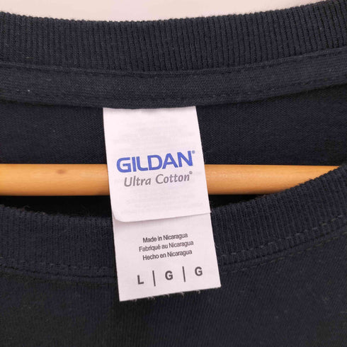 GILDANボディ ARMAGEDDON 企業ロゴ プリント S/S Tシャツ メンズ JPN:L