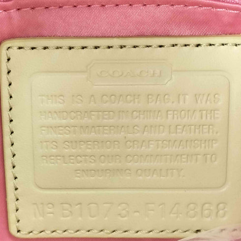 コーチ COACH シグネチャーロゴパッチワークトートバッグ レディース