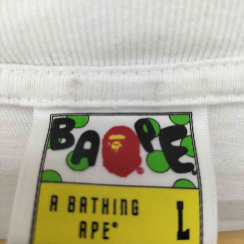 アベイシングエイプ BAPE by A BATHING APE ALIFE エイプ HEAD プリント Tシャツ メンズ JPN:L