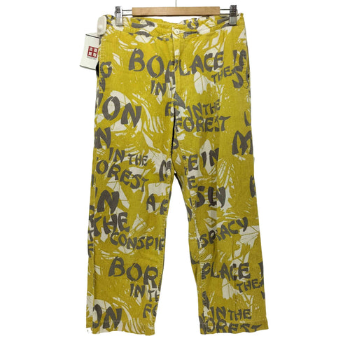 コムデギャルソンオムプリュス COMME des GARCONS HOMME PLUS 07SS ゴールデンボーイ Golden boy期 archive PRINTED PANTS メンズ SS