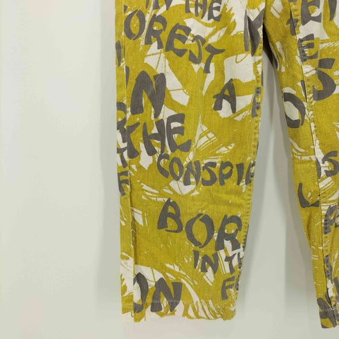 コムデギャルソンオムプリュス COMME des GARCONS HOMME PLUS 07SS ゴールデンボーイ Golden boy期 archive PRINTED PANTS メンズ SS